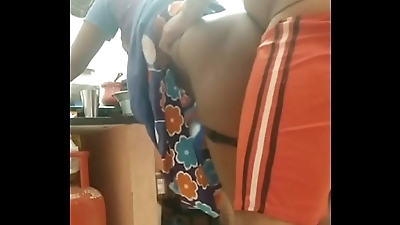 Desi south indian fucked by hubby in kitchen