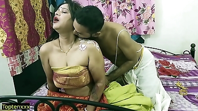 Indian xxx bhabhi and brother natural first night hot sex&excl; Hindi hot webseries sex